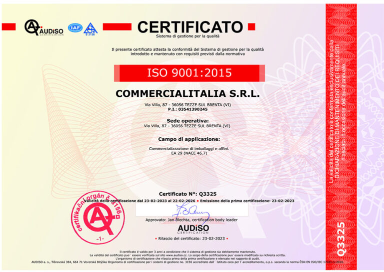 certificazioni Commercialitalia srl